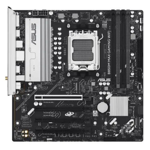 CSH Online Shop Asus B850M MAX GAMING WIFI, AMD B850, AM5, Micro ATX, 4 DDR5, HDMI, DP, Wi-Fi 6E, GB LAN, 3x M.2 ASUS