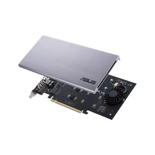 CSH Online Shop Asus Hyper M.2 x16 Card V2, Connect 4 x PCIe 3.0 M.2 SSDs through the PCIe x8 or x16 slot ASUS