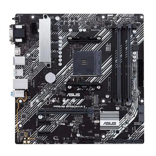 CSH Online Shop Asus PRIME B450M-A II, AMD B450, AM4, Micro ATX, 4 DDR4, VGA, DVI, HDMI, RGB Header, M.2 ASUS