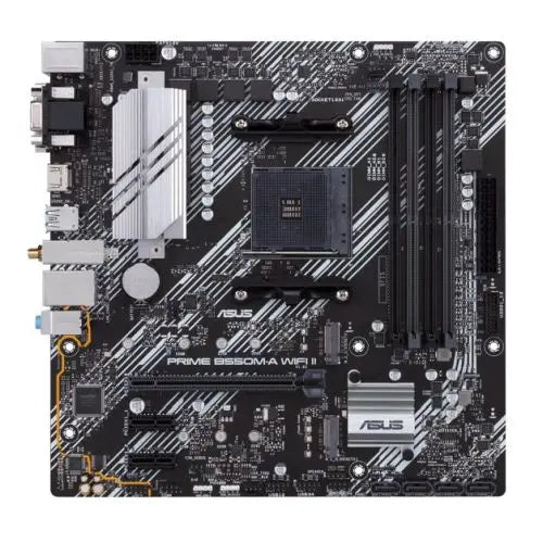 CSH Online Shop Asus PRIME B550M-A WIFI II, AMD B550, AM4, Micro ATX, 4 DDR4, VGA, DVI, HDMI, Wi-Fi, PCIe4, 2x M.2 ASUS