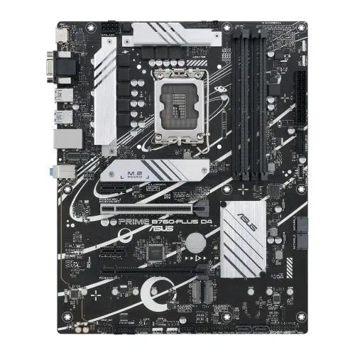 CSH Online Shop Asus PRIME B760-PLUS D4, Intel B760, 1700, ATX, 4 DDR4, VGA, HDMI, DP, 2.5G LAN, PCIe5, 3x M.2 ASUS