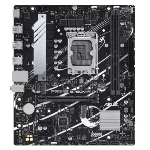 CSH Online Shop Asus PRIME B760M-R D4, Intel B760, 1700, Micro ATX, 2 DDR4, HDMI, 2.5G LAN, PCIe4, 2x M.2 ASUS