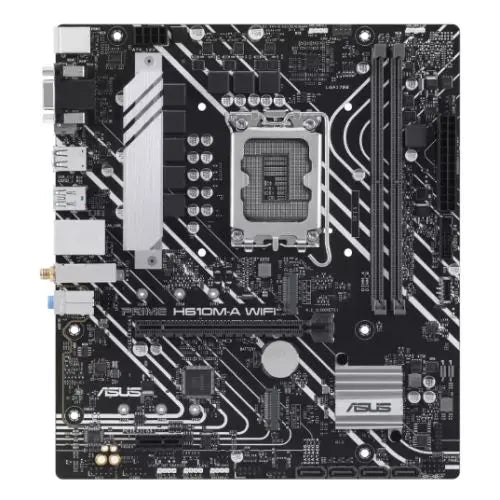 CSH Online Shop Asus PRIME H610M-A WIFI, Intel H610, 1700, Micro ATX, 2 DDR5, VGA, HDMI, DP, Wi-Fi, PCIe4, 2x M.2 ASUS