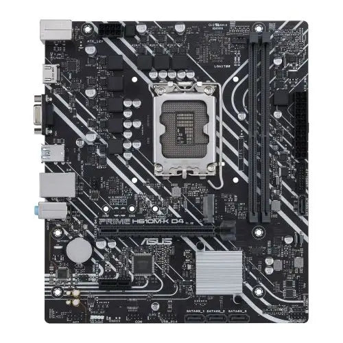 CSH Online Shop Asus PRIME H610M-K D4, Intel H610, 1700, Micro ATX, 2 DDR4, VGA, HDMI, PCIe4, 1x M.2 ASUS