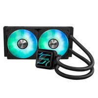 CSH Online Shop Asus PRIME LC 240 ARGB 240mm Liquid CPU Cooler, ARGB Fans, Customisable Infinity Mirror Lenses ASUS