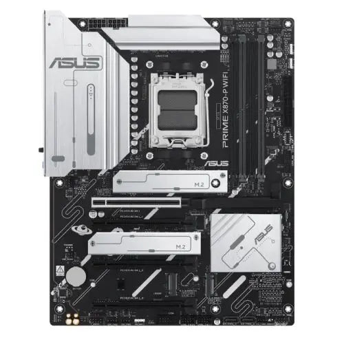 CSH Online Shop Asus PRIME X870-P WIFI, AMD X870, AM5, ATX, 4 DDR5, HDMI, 2 USB4, Wi-Fi 7, 2.5G LAN, 4x M.2 ASUS