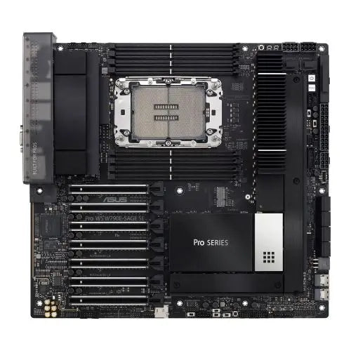 CSH Online Shop Asus PRO WS W790E-SAGE SE, Workstation, Intel W790, LGA4677, EEB, 8 DDR5, Dual 10G LAN,  IPMI Remote Management, SlimSAS, PCIe5, 3x M.2 ASUS
