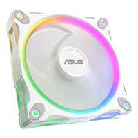 CSH Online Shop Asus Prime MR120 ARGB 12cm PWM Case Fan, Sleeve Bearing, 28mm Frame, Dual-Sided Lighting, 1600 RPM, White ASUS