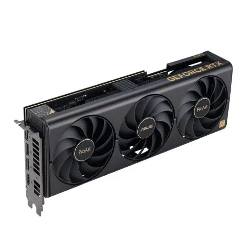CSH Online Shop Asus ProArt RTX4070 Ti SUPER OC, 16GB DDR6X, HDMI, 3 DP, 2670MHz Clock, Overclocked, Compact 2.5 Slot ASUS