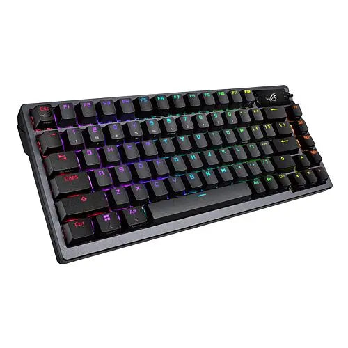 CSH Online Shop Asus ROG AZOTH Compact 75% Mechanical RGB Gaming Keyboard, Wireless/Btooth/USB, Hot-Swap ROG NX Red Switches, OLED Display, Control Knob, Mac Support ASUS