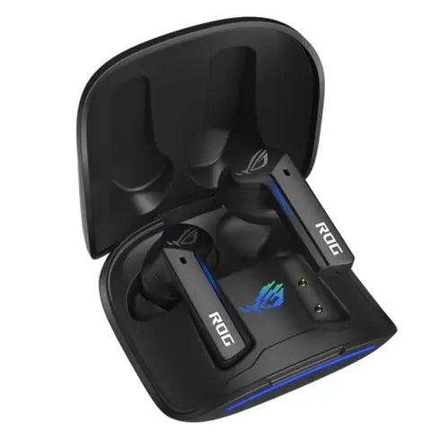 CSH Online Shop Asus ROG Cetra True Wireless Earphones, Active Noise Cancellation, Ambient Mode, Charging Case, Water Resistant, Touch Controls, LED Lighting ASUS