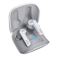 CSH Online Shop Asus ROG Cetra True Wireless Earphones, Active Noise Cancellation, Ambient Mode, Charging Case, Water Resistant, Touch Controls, LED Lighting, Moonlight White ASUS