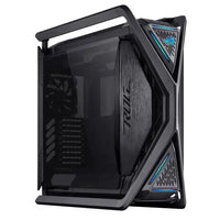 CSH Online Shop Asus ROG Hyperion GR701 Gaming Case w/ Glass Windows, E-ATX, 4x 14cm Fans, Dual 420mm Radiator Support, USB-C (60W FC), Fan Hub & Lighting Panel, Black ASUS