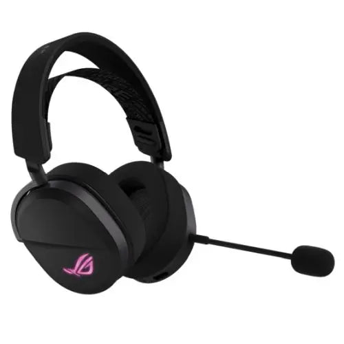 CSH Online Shop Asus ROG Pelta Tri-Mode RGB Wireless Lightweight Gaming Headset, 2.4GHz/Btooth/USB-C, 50mm Titanium Drivers, 10mm Super-Wideband Mic ASUS