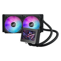 CSH Online Shop Asus ROG Ryujin III 240 ARGB 240mm Liquid CPU Cooler, 2x ROG ARGB Fans, Customisable 3.5" LCD Display, New Control Software, Black ASUS