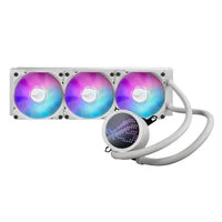 CSH Online Shop Asus ROG Ryuo III 360 ARGB 360mm Liquid CPU Cooler, 8th Gen Asetek Pump, 3 x ARGB Fans, Anime Matrix LED Display, White Edition ASUS