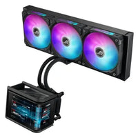 CSH Online Shop Asus ROG Ryuo IV SLC 360 ARGB Liquid CPU Cooler, Movable 6.67" Curved AMOLED Display, Shortened Tubing, Daisy-Chained ARGB Fans ASUS