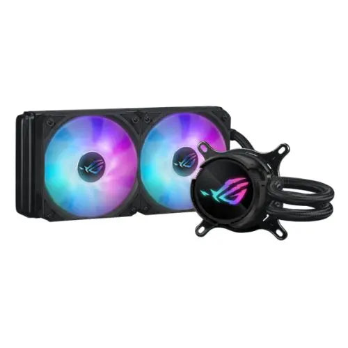 CSH Online Shop Asus ROG STRIX LC III 240 ARGB Liquid CPU Cooler, 240mm, 7th Gen v2 Asetek Pump, ARGB Fans, Rotatable Water Block ASUS
