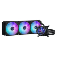 CSH Online Shop Asus ROG STRIX LC III 360 ARGB LCD Liquid CPU Cooler, 360mm, 7th Gen v2 Asetek Pump, ARGB Fans, Customisable LCD Display, Rotatable Water Block, Black ASUS