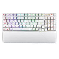 CSH Online Shop Asus ROG STRIX SCOPE II 96 RX Wireless RGB Mechanical Gaming Keyboard, 96% Layout, Streamer Hotkeys, ROG RX Switches, Multifunction Controls, White ASUS