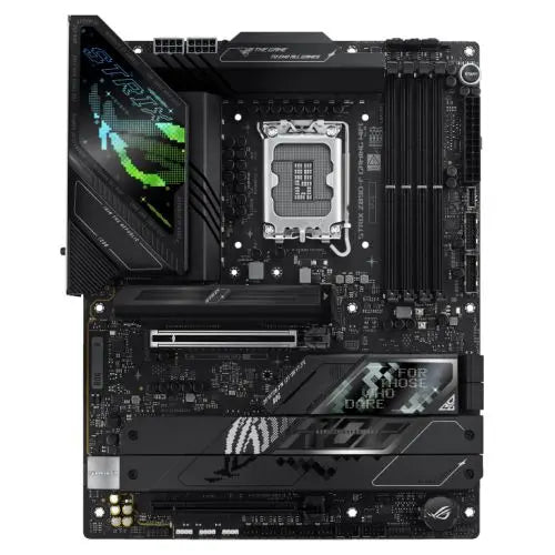 CSH Online Shop Asus ROG STRIX Z890-F GAMING WIFI, Intel Z890, 1851, ATX, 4 DDR5, HDMI, DP, 2 TB4, Wi-Fi 7, 2.5G LAN, PD 30W, RGB, 5x M.2 ASUS