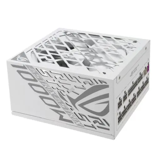 CSH Online Shop Asus ROG Strix 1000W Platinum White Edition PSU, Fully Modular, 80+ Platinum, ATX 3.1, PCIe 5.0, GaN MOSFET, Intelligent Voltage Stabilizer ASUS