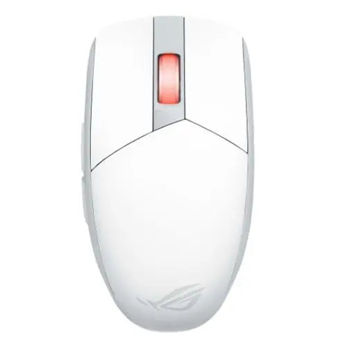 CSH Online Shop Asus ROG Strix Impact III Wireless/Bluetooth Ultralight Gaming Mouse, 36000 DPI, ROG AimPoint Sensor, SpeedNova, RGB Lighting, Moonlight White ASUS