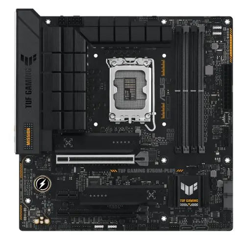 CSH Online Shop Asus TUF GAMING B760M-PLUS, Intel B760, 1700, Micro ATX, 4 DDR5, HDMI, DP, 2.5G LAN, PCIe5, 2x M.2 ASUS