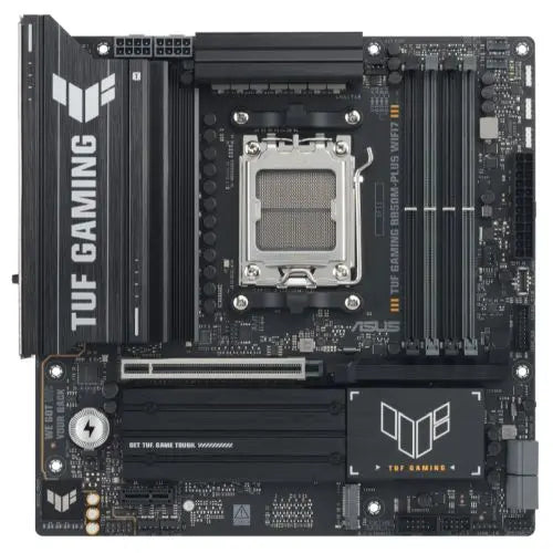 CSH Online Shop Asus TUF GAMING B850M-PLUS WIFI7, AMD B850, AM5, Micro ATX, 4 DDR5, HDMI, DP, Wi-Fi 7, 2.5G LAN, 3x M.2 ASUS