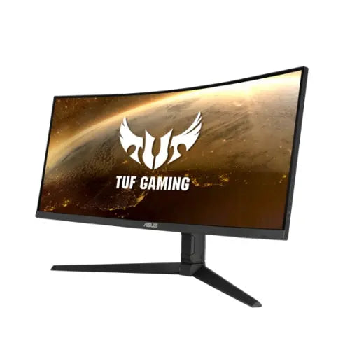 CSH Online Shop Asus TUF Gaming 34" WQHD Ultra-wide Curved Gaming Monitor (VG34VQL1B), 3440 x 1440, 1ms, 2 HDMI, 2 DP, USB, 165Hz, VESA ASUS