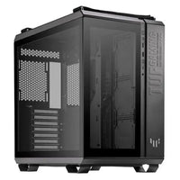 CSH Online Shop Asus TUF Gaming GT502 Case w/ Front & Side Glass Window, ATX, Dual Chamber, Modular Design, LED Control Button, USB-C, Carry Handles, Black ASUS