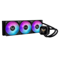 CSH Online Shop Asus TUF Gaming LC III 360 ARGB LCD Liquid CPU Cooler, 360mm Radiator, Customisable 2.8" LCD, 3x ARGB PWM Fans ASUS