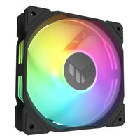 CSH Online Shop Asus TUF Gaming TR120 ARGB Reverse Blade 120mm PWM Case Fan, Hydraulic  Bearing, 28mm Frame, Double-layer LED Matrix Design, 2000 RPM, Black ASUS