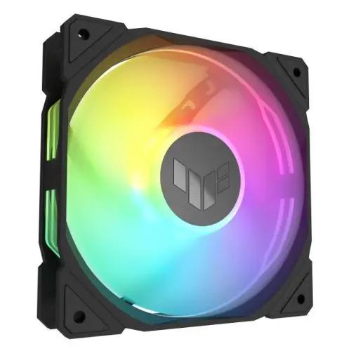 CSH Online Shop Asus TUF Gaming TR120 ARGB Reverse Blade 120mm PWM Case Fan, Hydraulic  Bearing, 28mm Frame, Double-layer LED Matrix Design, 2000 RPM, Black ASUS