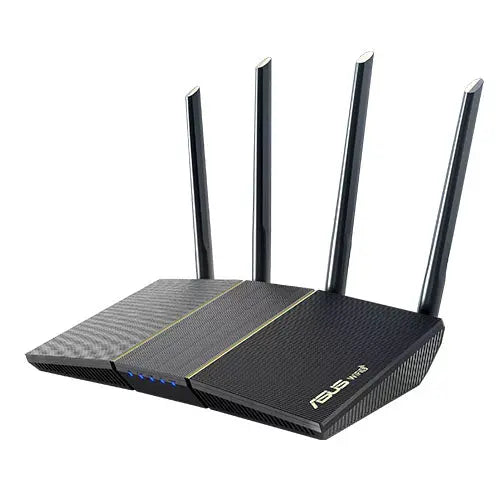 CSH Online Shop Asus (RT-AX57) AX3000 Dual Band Wi-Fi 6 Extendable Router, Free Network Security, Built-in VPN, Gaming & Streaming, AiMesh ASUS