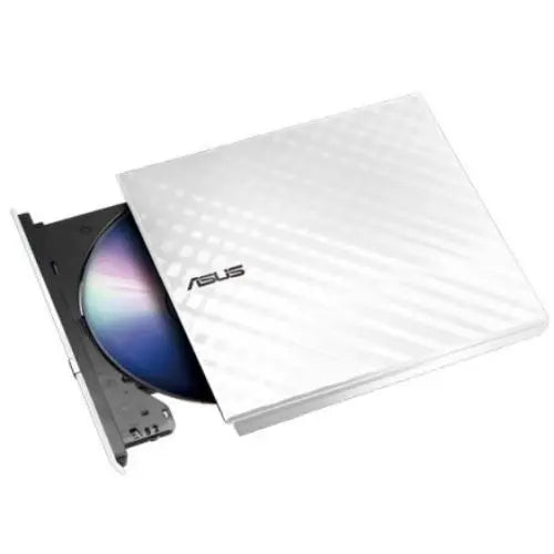 CSH Online Shop Asus (SDRW-08D2S-U LITE) External Slimline DVD Re-Writer, USB, 8x, White, Cyberlink Power2Go  8 ASUS