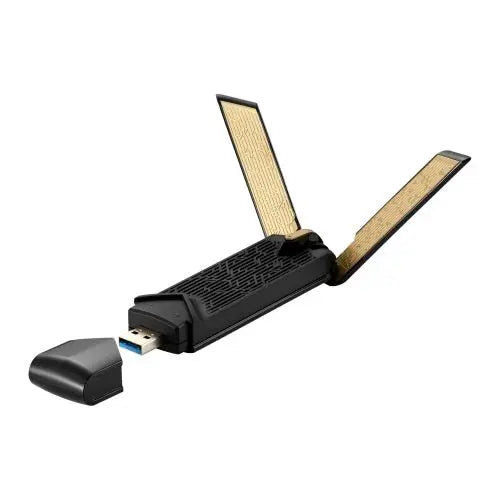 CSH Online Shop Asus (USB-AX56 No Cradle) AX1800 (574+1201) Wireless Dual Band Wi-Fi 6 USB Adapter, USB 3.0, OFDMA, MU-MIMO ASUS