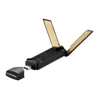 CSH Online Shop Asus (USB-AX56 No Cradle) AX1800 (574+1201) Wireless Dual Band Wi-Fi 6 USB Adapter, USB 3.0, OFDMA, MU-MIMO ASUS