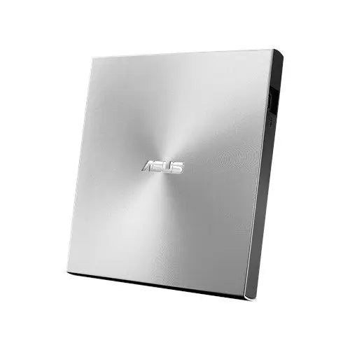 CSH Online Shop Asus (ZenDrive U9M) External Slimline DVD Re-Writer, USB-A / USB-C, 8x, Black, M-Disc Support, Cyberlink Power2Go 8, Silver ASUS
