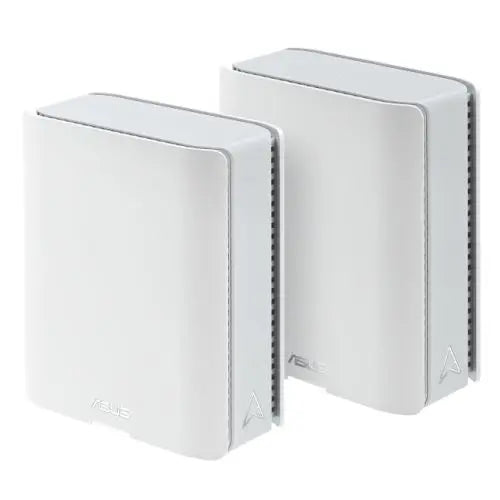 CSH Online Shop Asus (ZenWiFi BT8) BE14000 Tri-Band Wi-Fi 7 Smart AiMesh Extendable Routers (2 Pack), Up to 5,900 sq.ft, 2x 2.5G Ports, USB, VPN, 3 SSIDs ASUS