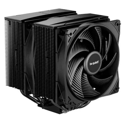 CSH Online Shop Be Quiet! BK042 Pure Rock Pro 3 Black Heatsink & Fan, Intel & AMD Sockets, 2x Pure Wings 3 Fans, 6 High-Performance Heatpipes, 250W TDP BEQUIET