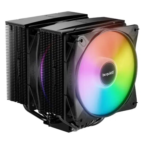 CSH Online Shop Be Quiet! BK043 Pure Rock Pro 3 LX Black ARGB Heatsink & Fan, Intel & AMD Sockets, 2x Light Wings LX ARGB Fans, 6 High-Performance Heatpipes, 250W TDP BEQUIET