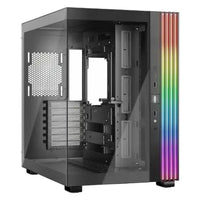 CSH Online Shop Be Quiet! Light Base 600 DX ARGB Gaming Case w/ Glass Front & Side, ATX, Invertible, 1.33M ARGB Strip & Controller, USB-C, Asus BTF Compatible, Black BEQUIET