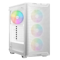 CSH Online Shop Be Quiet! Pure Base 501 LX Gaming Case w/ Glass Side, ATX, Compact Design, 4x ARGB Fans, ARGB Controller & Hub, High Airflow, USB-C, White BEQUIET