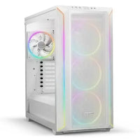 CSH Online Shop Be Quiet! Shadow Base 800 FX RGB Gaming Case w/ Glass Window, E-ATX, ARGB Front Strips & Controller, 4x ARGB Fans & Hub, Mesh Airflow, USB-C, White BEQUIET