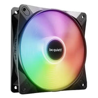 CSH Online Shop Be Quiet! (BL120) Light Wings LX 12cm PWM ARGB Case Fan, Rifle Bearing, Impeller w/ 16 LEDs, Daisy-Chain, Up to 1600 RPM, Black BEQUIET