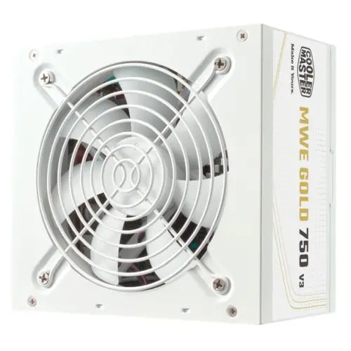 CSH Online Shop Cooler Master 750W MWE Gold V3 ATX 3.1 PSU, Fully Wired, HDB Bearing Fan, 80+ Gold, White COOLER MASTER