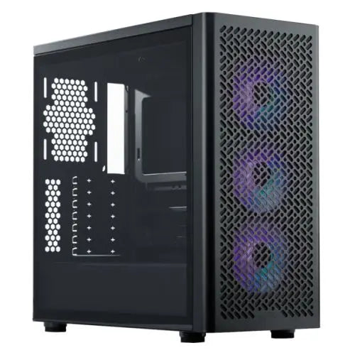 CSH Online Shop Cooler Master Elite 502 Gaming Case w/ Glass Side, E-ATX, 3x ARGB Fans, Mesh Front, USB-C, Asus BTF Compatible, Black COOLER MASTER