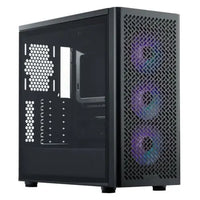 CSH Online Shop Cooler Master Elite 502 Gaming Case w/ Glass Side, E-ATX, 3x ARGB Fans, Mesh Front, USB-C, Asus BTF Compatible, Black COOLER MASTER