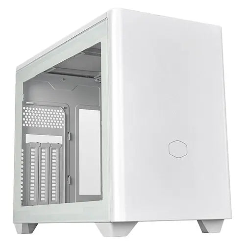 CSH Online Shop Cooler Master MasterBox NR200P V2 Case w/ Glass or Mesh Side, Mini ITX, Requires SFX/SFX-L PSU, 1x Fan, USB-C, 356mm GPU & 280mm Radiator Support, White COOLER MASTER